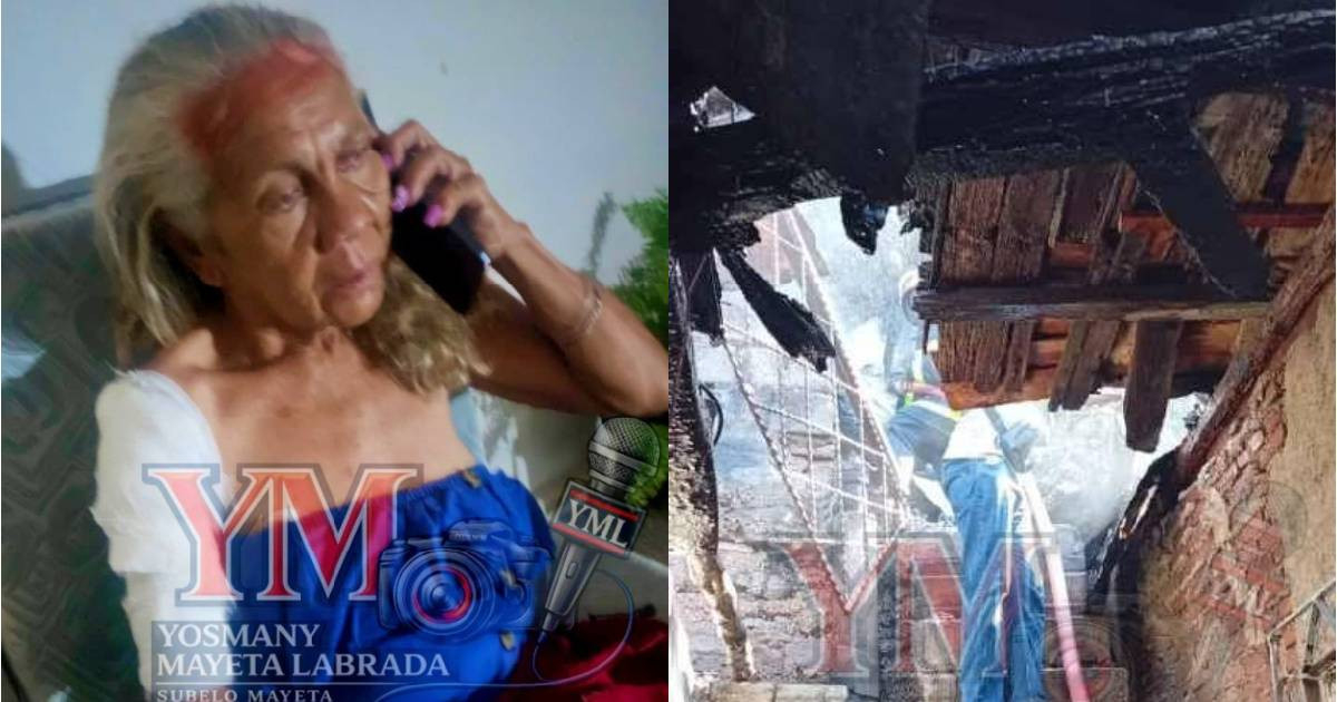 Elderly Woman Suffers Burns in Santiago de Cuba Fire Despite Official Claims of No Injuries