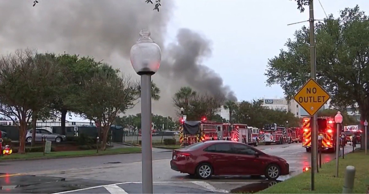 Massive Fire Ravages Marine Science Laboratory at University of South Florida