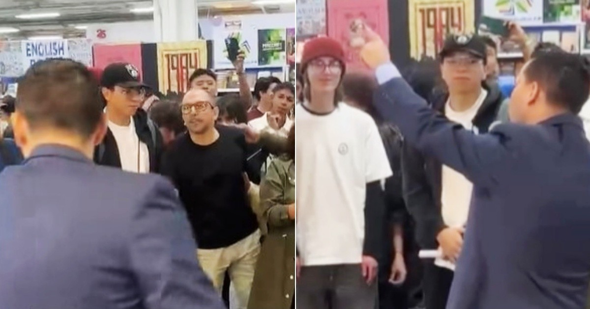 Mario Pentón Confronts Pro-Castro Supporters Attempting to Disrupt Bogotá Book Event