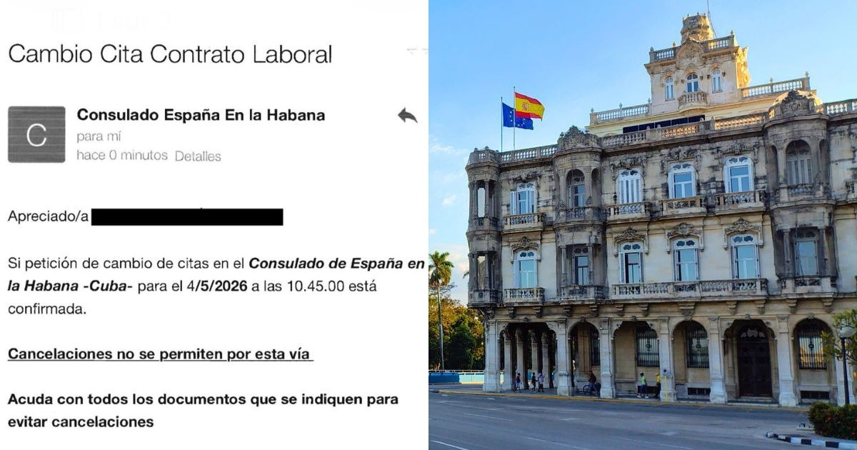 Spanish Consulate in Cuba Warns of Fake Appointment Scams: "We Urge Reporting"