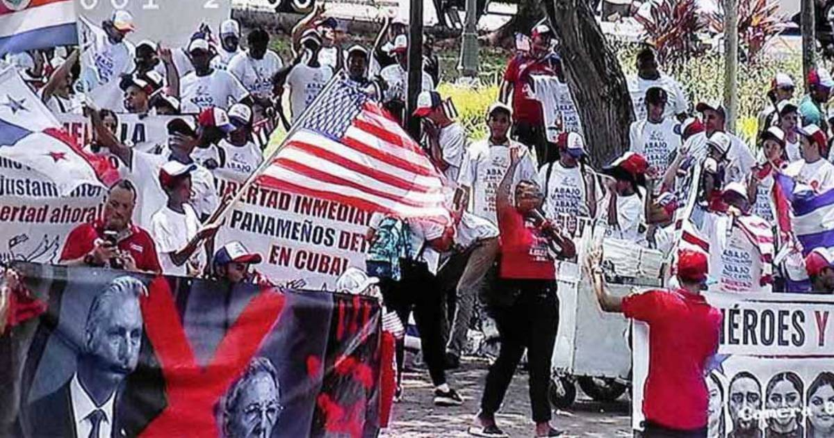 Panama Protests Demand Release of Detainees in Cuba: Cuban Regime Deems Them Provocative Acts Against Embassy
