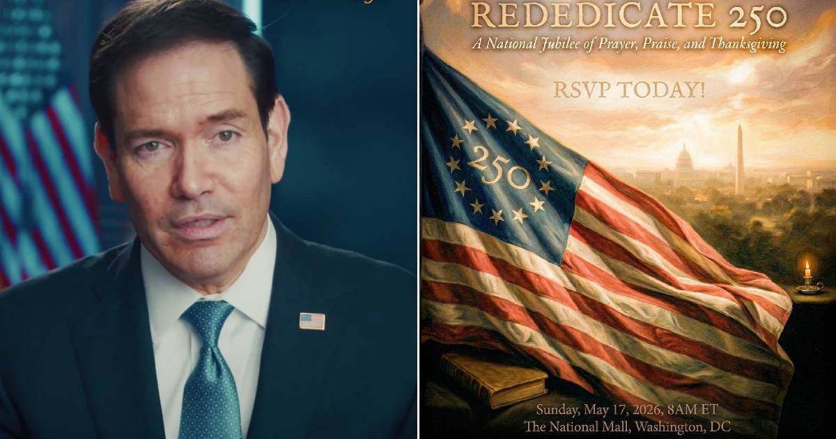 Marco Rubio Calls for a Celebration of Faith and Prayer to Mark America's 250th Anniversary