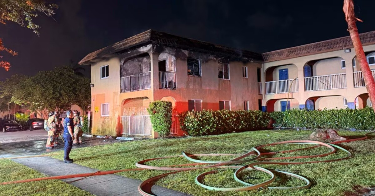 Fire in Sunrise Apartment Complex Leaves Two Families Homeless