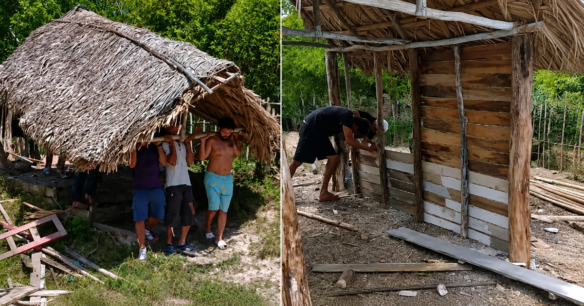 Building a Home with Straw Roof and Community Help: A Cuban Woman's Journey