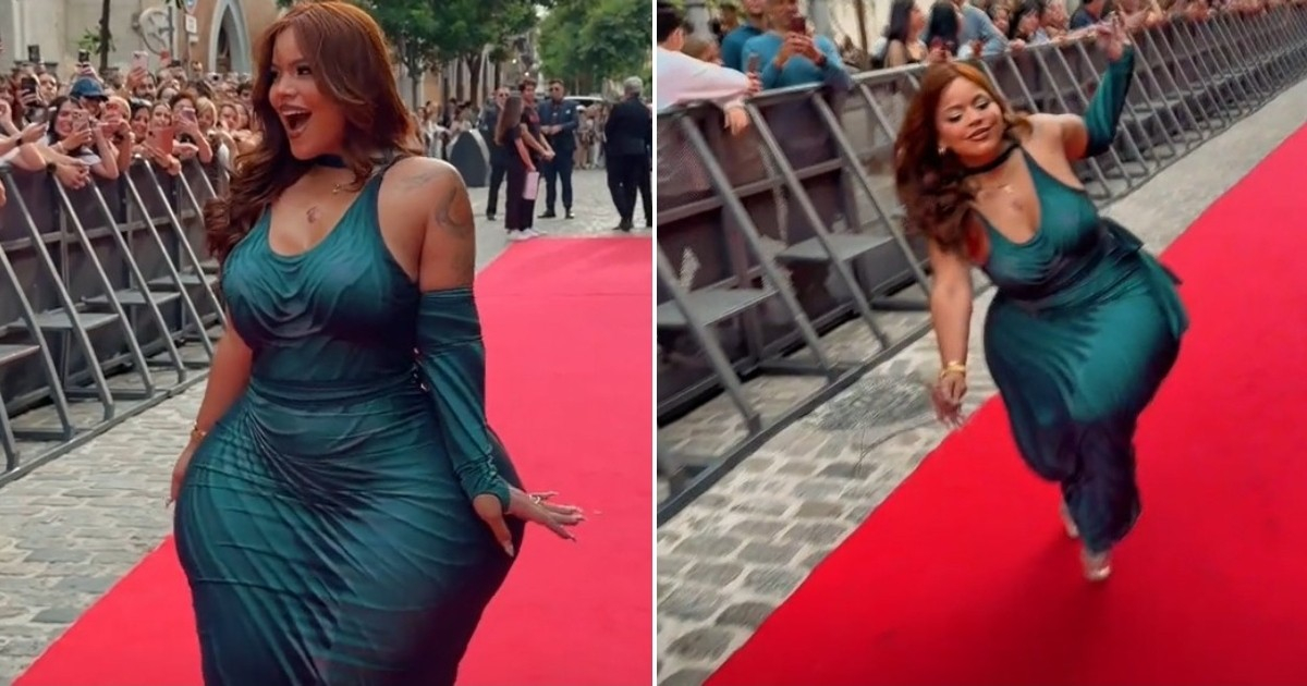 Gracie Bon's Red Carpet Tumble at Netflix Event Goes Viral: "A Total Hazard"