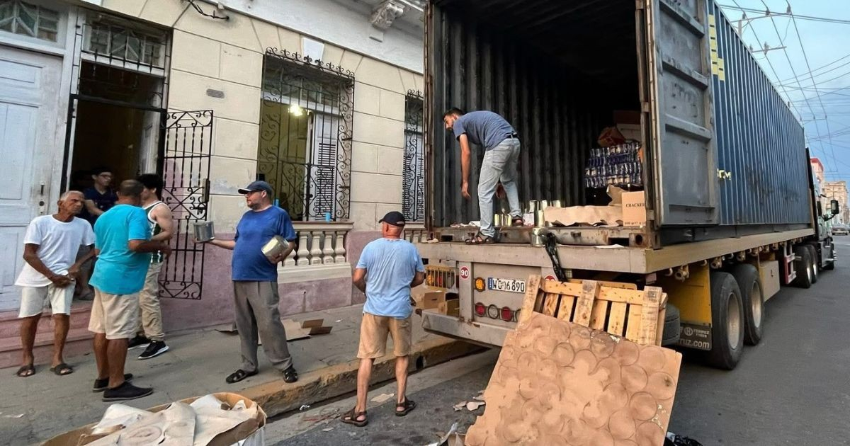Humanitarian Aid Shipment from Spain Arrives in Cienfuegos to Support Families in Need