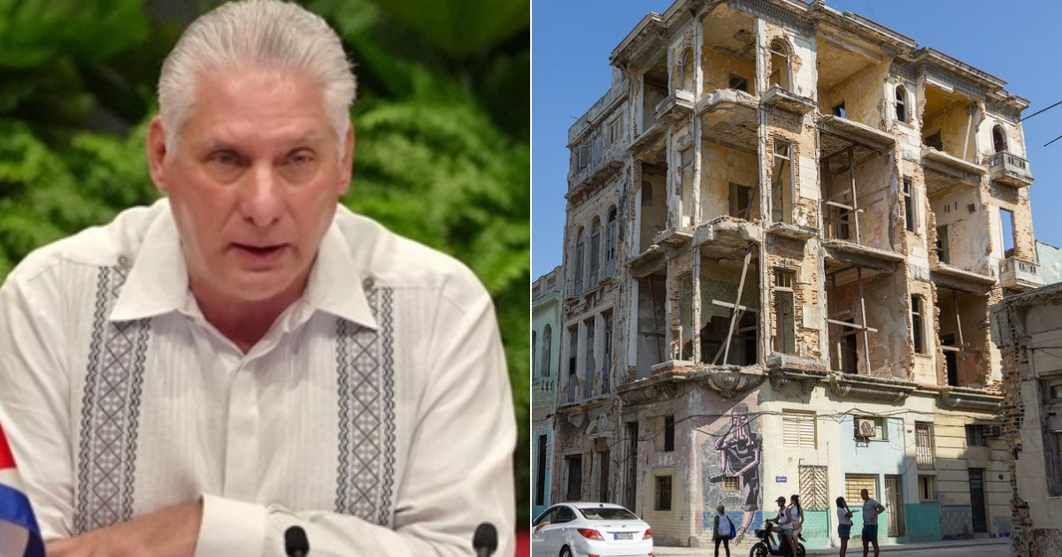 Cubanos responden a Díaz-Canel tras decir que Cuba no amenaza © Collage CiberCuba
