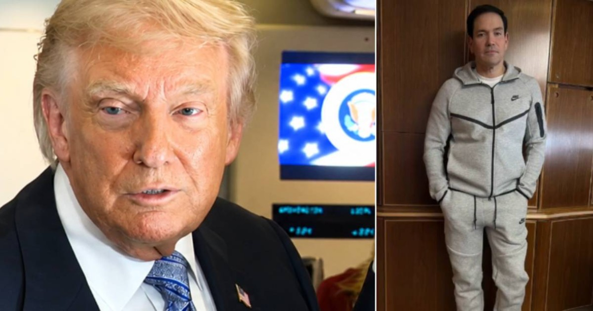Trump's Unexpected Praise for Marco Rubio's Controversial Nike Tracksuit