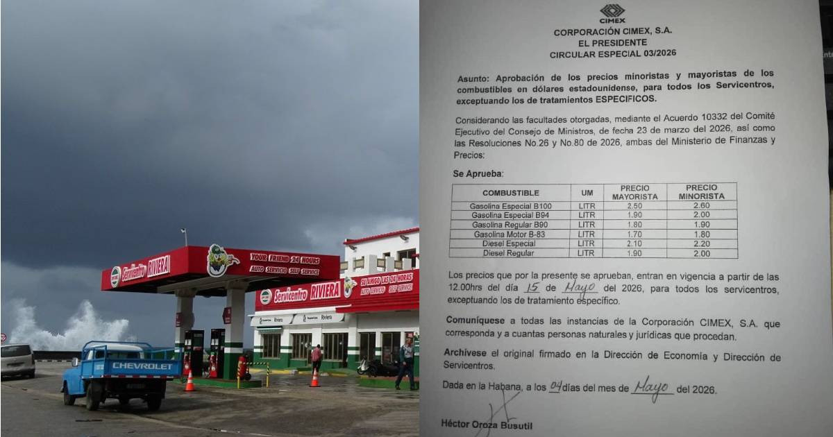 Gasoline Price Surge in Cuba: Special Fuel Reaches $2.60 Per Liter