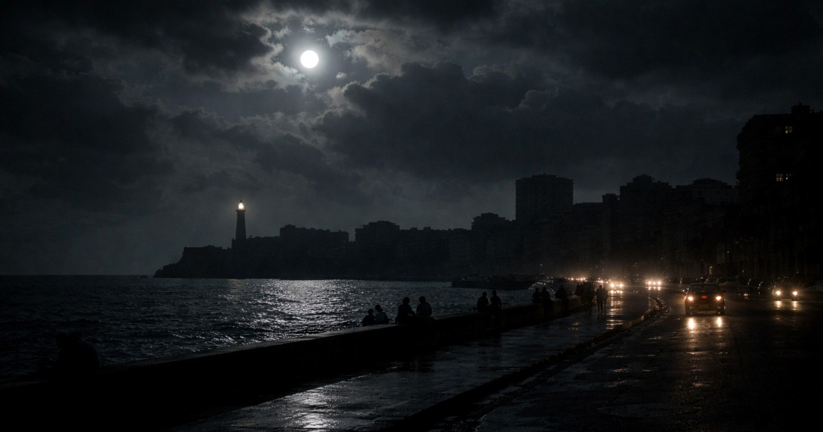 Cuba Faces Yet Another Sunday in Darkness: Power Outages to Exceed 2,000 MW