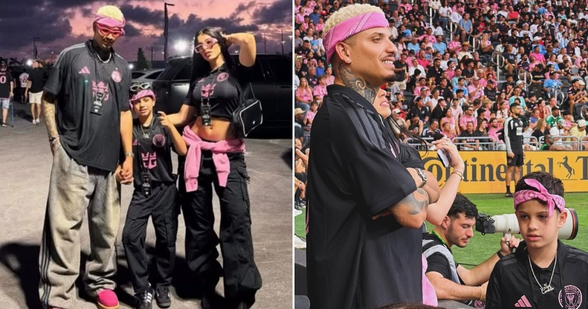 Bebeshito and Rachel Arderi Captivate Fans at Inter Miami Match with Family Moments