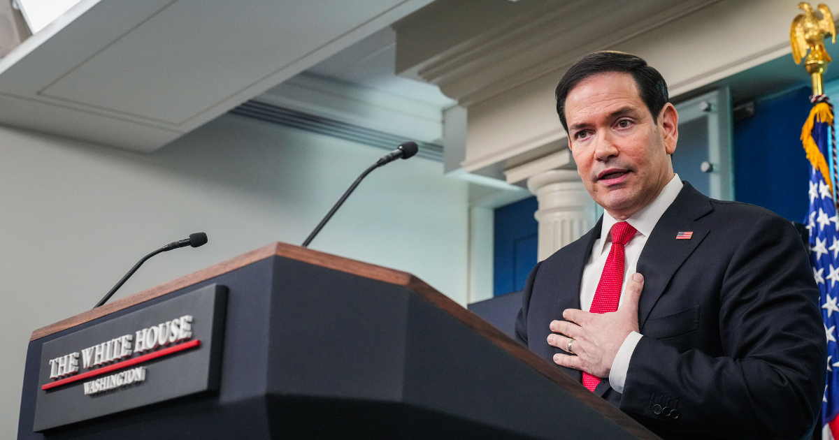 Marco Rubio se dirige a la prensa en la Casa Blanca © Flickr / U.S. Department of State