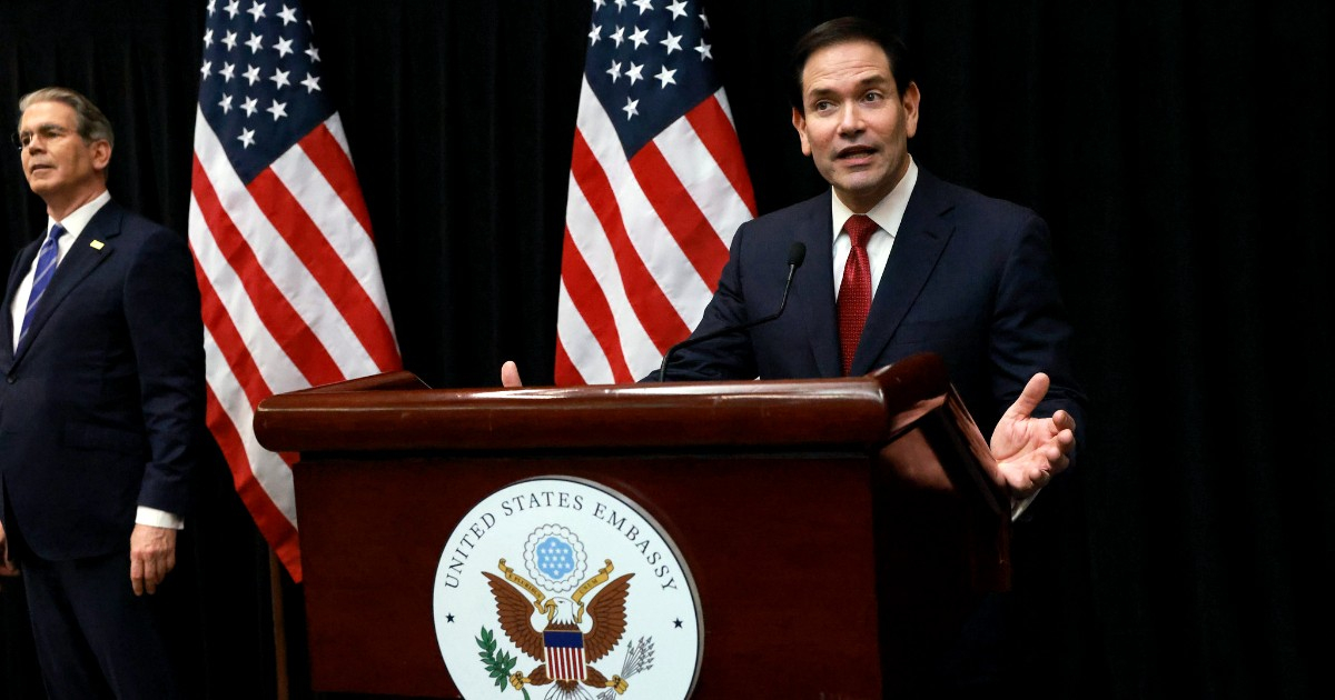 Marco Rubio en la embajada de EE. UU. en China © Flickr / U.S. Department of State