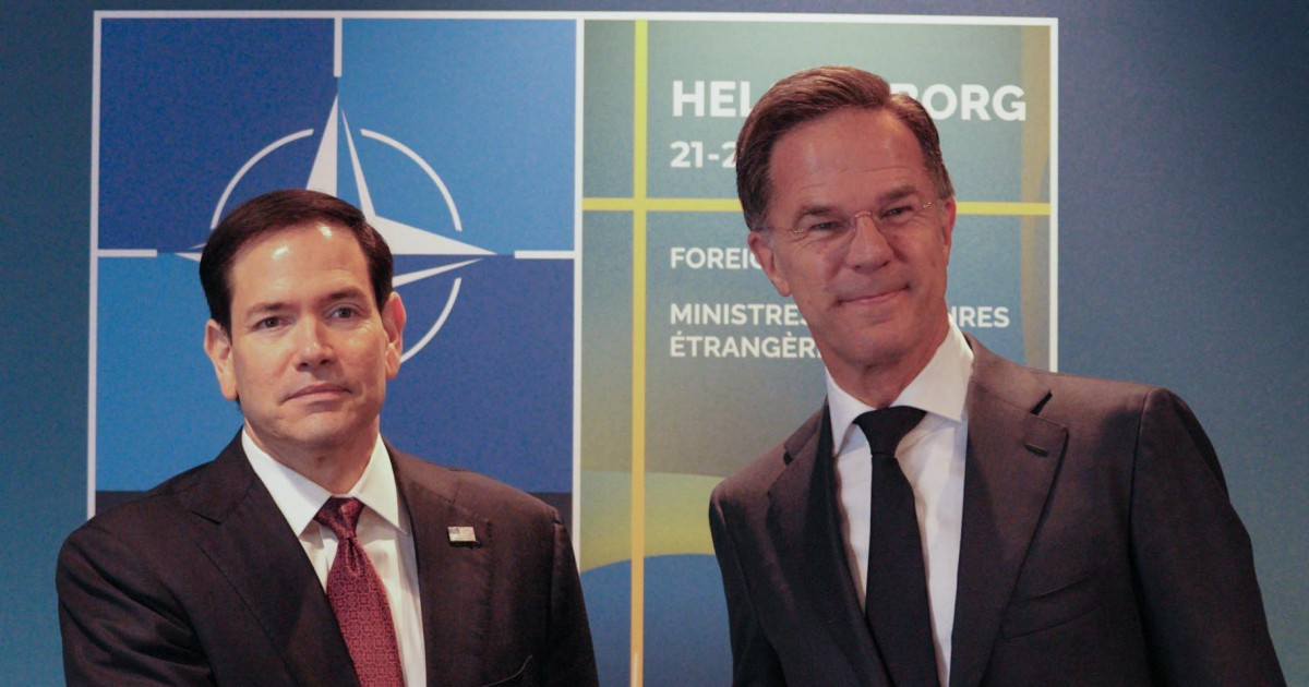 Marco Rubio y Mark Rutte © X / Secretary Marco Rubio