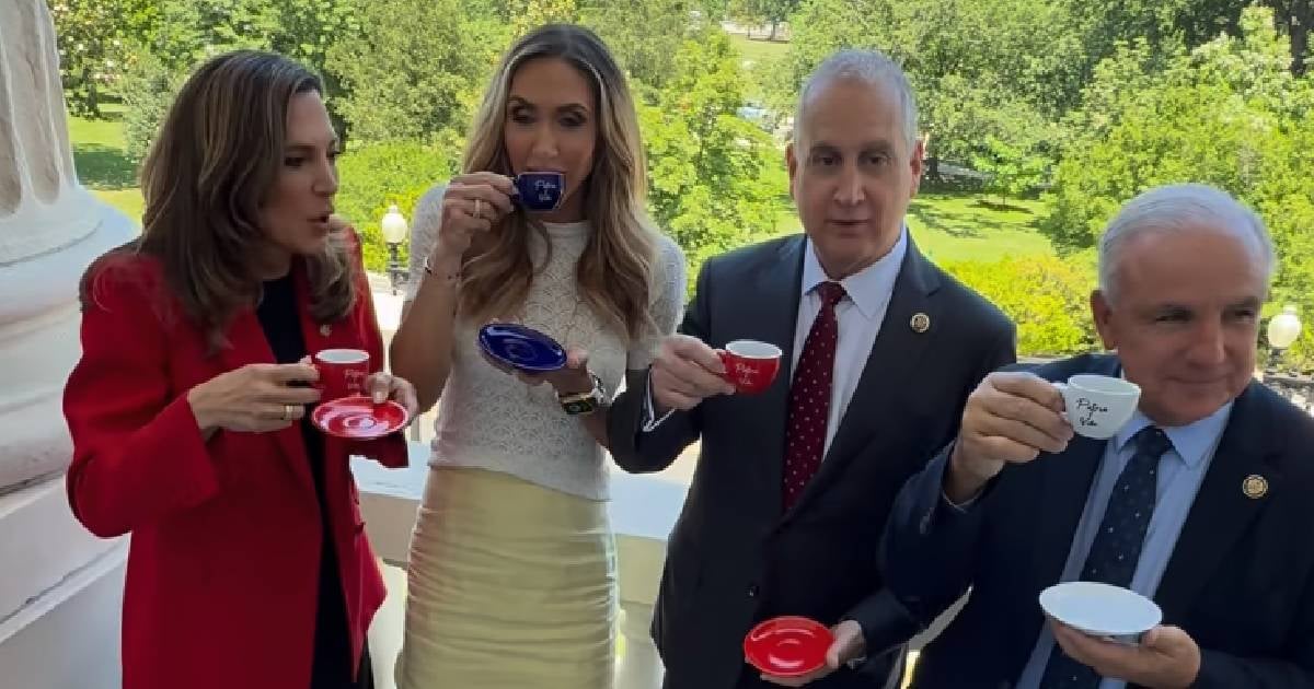 Lara Trump Enjoys Cuban Coffee with Cuban-American Congress Members in Washington