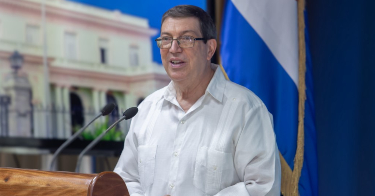Bruno Rodríguez accuses the European Union of having a "double standard" regarding Cuba