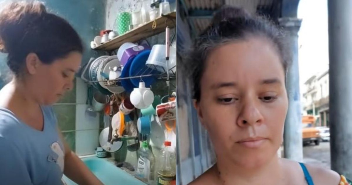 Madre cubana © Captura de video de TikTok / ali.noriega.ofici