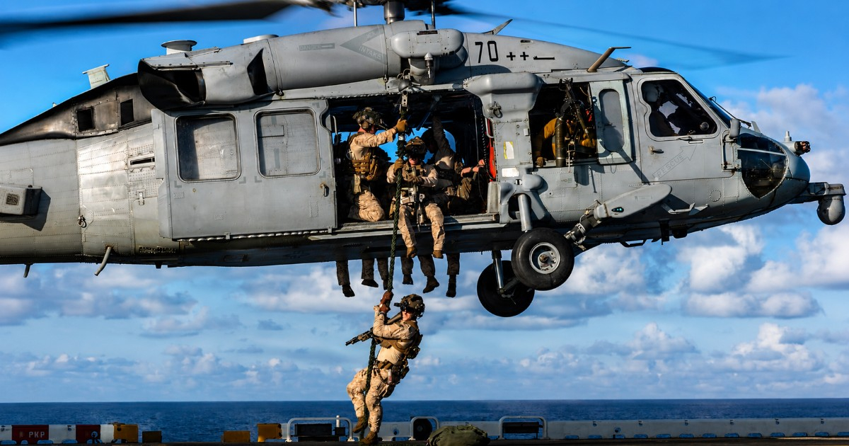 Militares estadounidenses entrenando en el Caribe © U.S. Southern Command en X
