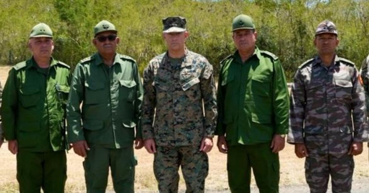 Generales cubanos y estadounidenses © X / SouthComm