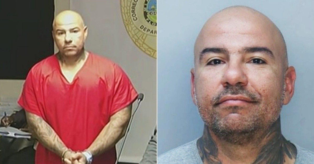 Máximo Vasquez, el bombero cubano arrestado © Collage YouTube/Screenshot-Telemundo51