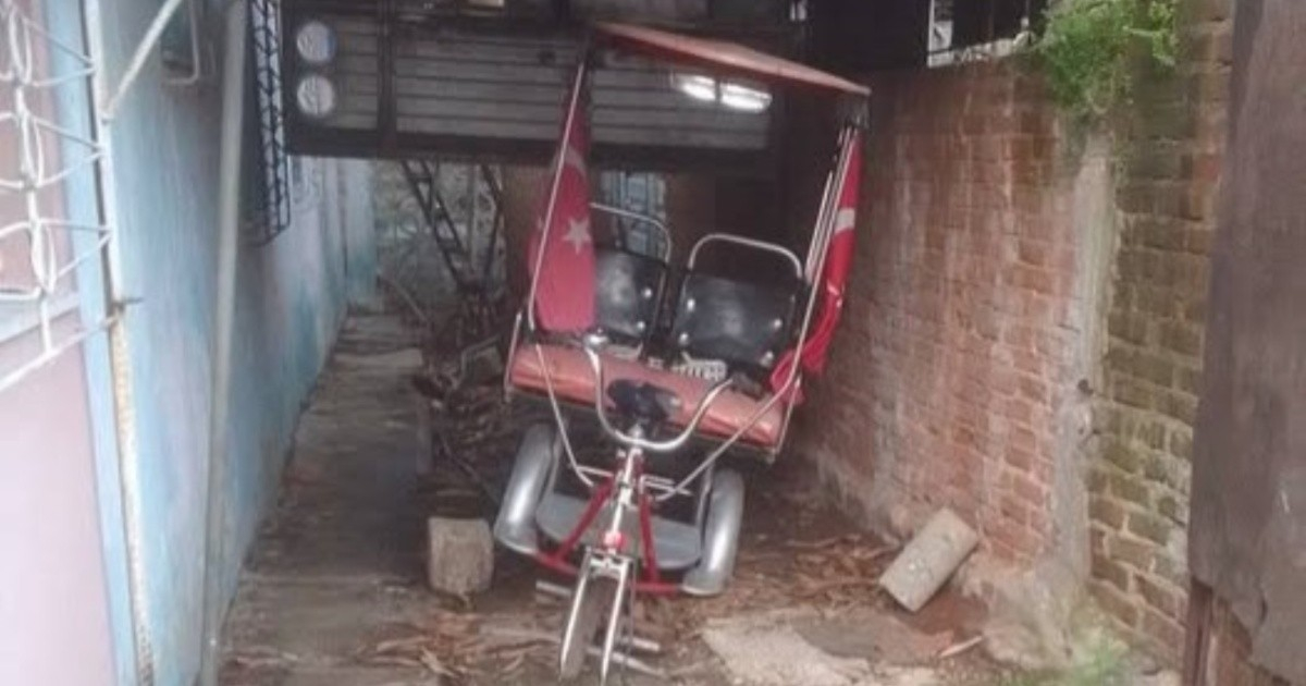 Cuban man reports tire theft from his pedicab: "I only work to support my blind mother"