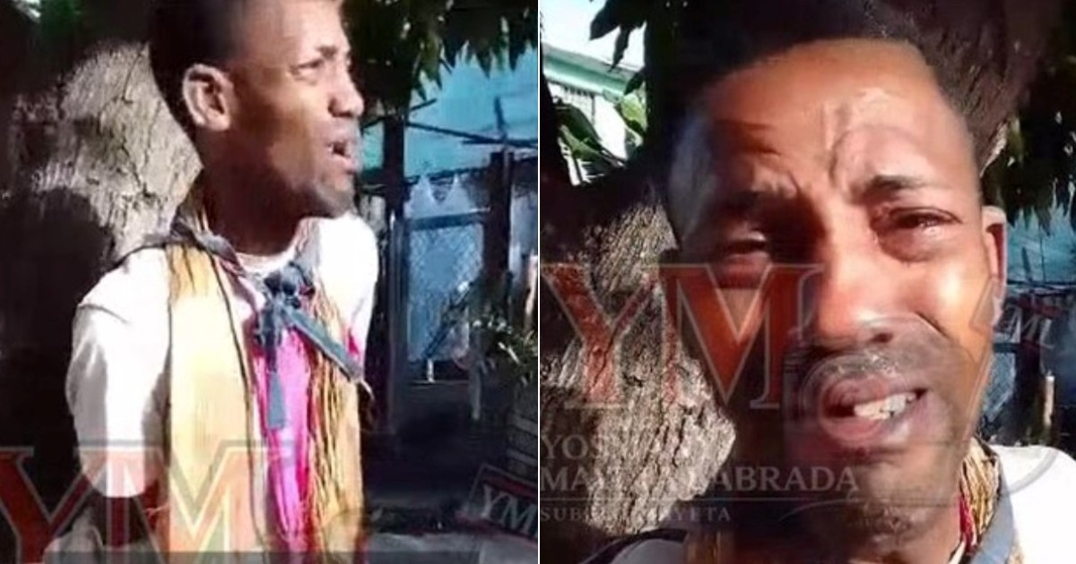 Ladrón capturado © Captura de video de Facebook / Yosmany Mayeta Labrada