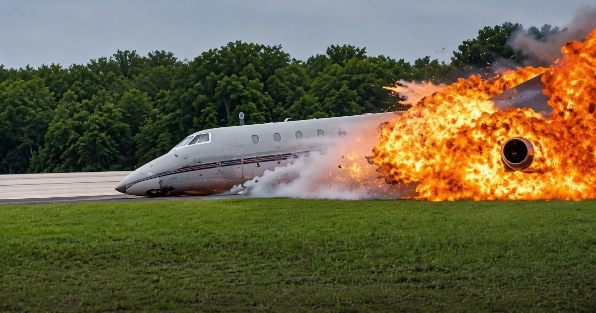 Accidente de avión en República Dominicana © Facebook La Nación (captura de imagen)