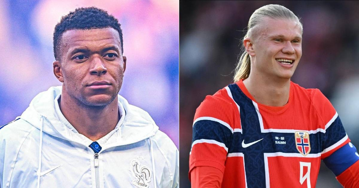 Mbappé/Haaland © Collage de X/@AtaqueFutbolero/@ExtremeFootbal4