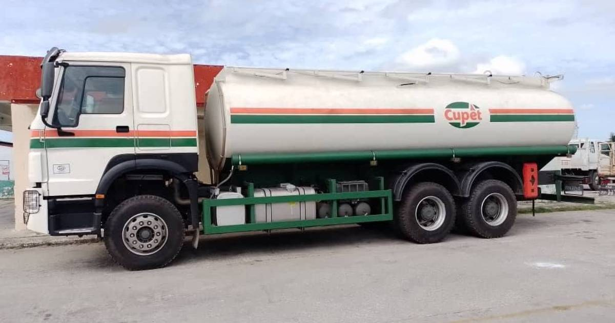Camión de CUPET. © Facebook/UEB División Territorial de Comercialización de Combustibles Villa Clara