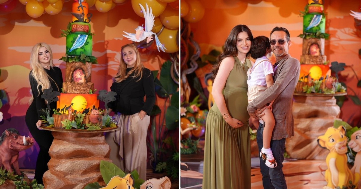 Cuban Baker Laura Candeau Crafts Stunning Birthday Cake for Marc Anthony and Nadia Ferreira's Son