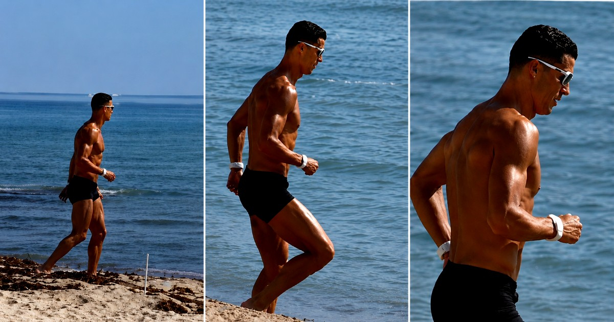 Cristiano Ronaldo Takes a Beach Break in Palm Beach Ahead of His Last World Cup