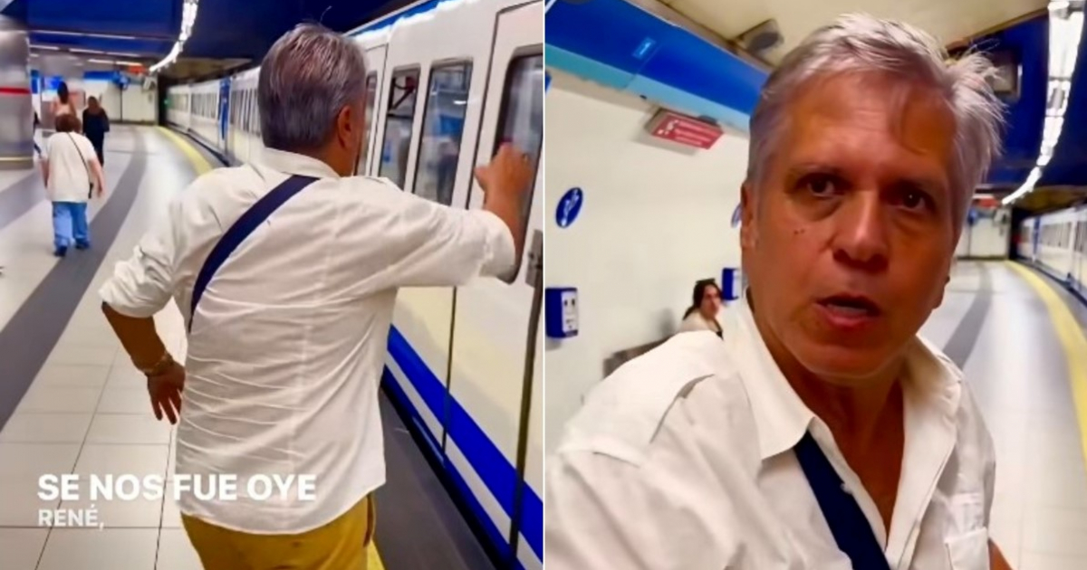 Cuban Humor: Actor René de la Cruz Experiences a Startling Moment on Madrid's Metro