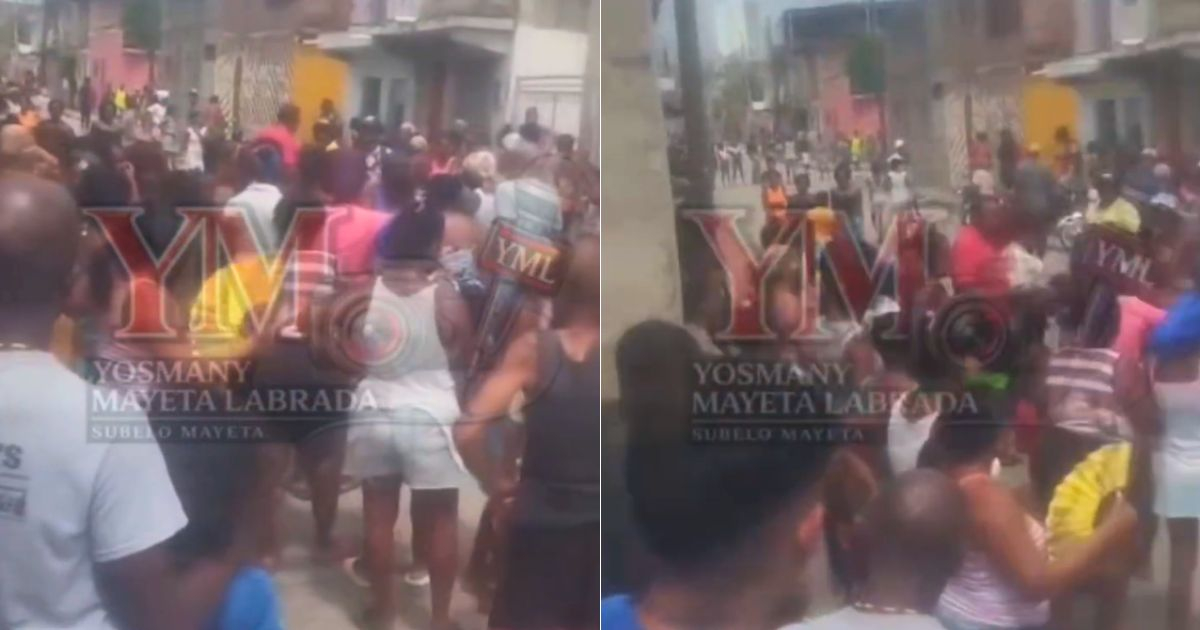 Residents of San Ricardo, Santiago de Cuba, Take to the Streets After Days Without Power