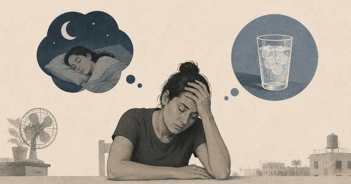 "A Cuban Woman's Plea: Eight Hours of Sleep and Cold Water Amid Crisis"