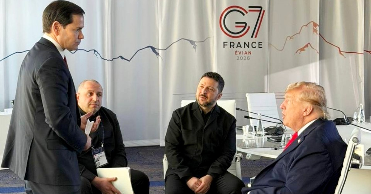 Trump Shifts Focus to Ukraine Following Iran Deal: Meets with Zelenski and Rubio at G7