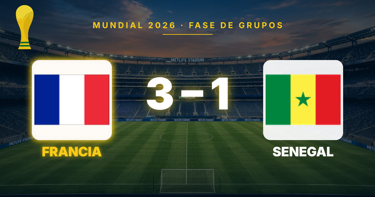 France Dominates Senegal 3-1 in World Cup 2026 Opener, Advances Confidently