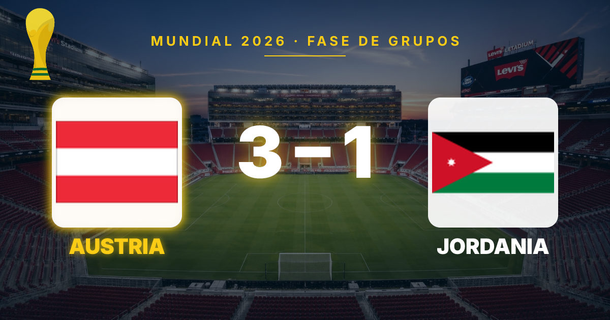 Austria Triumphs Over Jordan with a 3-1 Victory in 2026 World Cup Opener, Goals by Schmid, Arnautović, and a Jordanian Own Goal