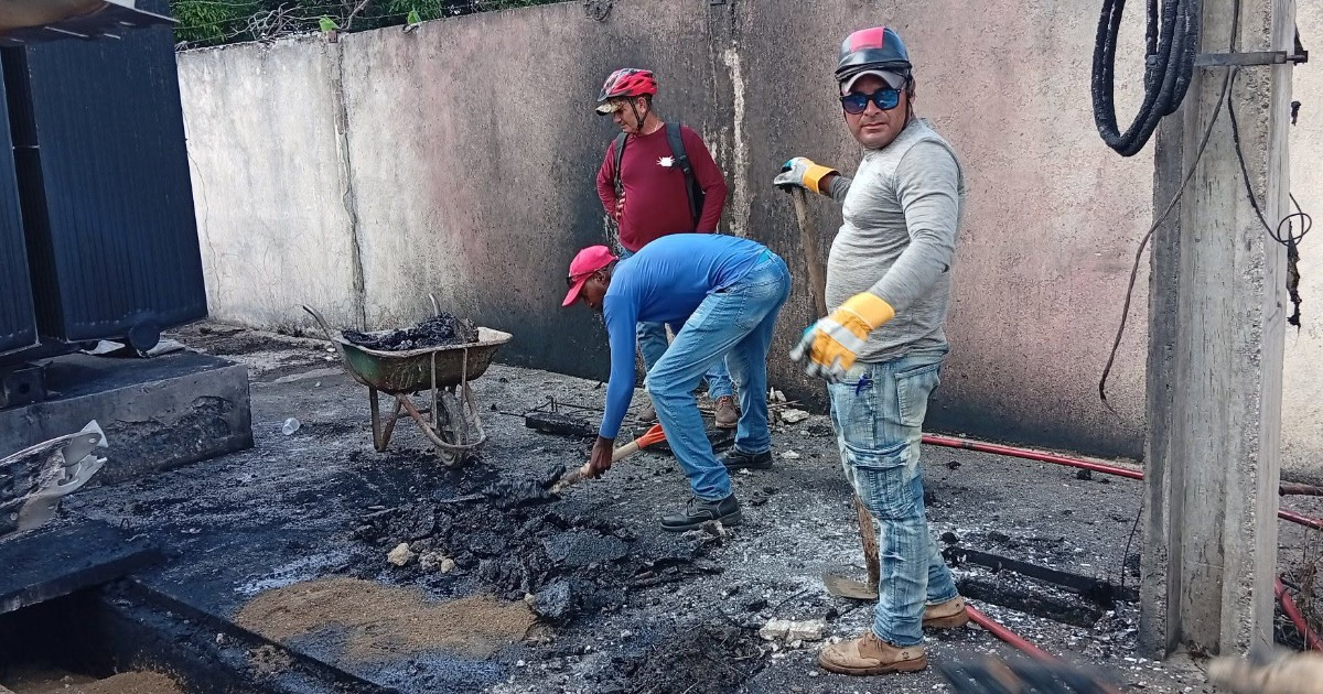 Electrical Substation Fire in Caibarién Disrupts Power to 15 Local Districts