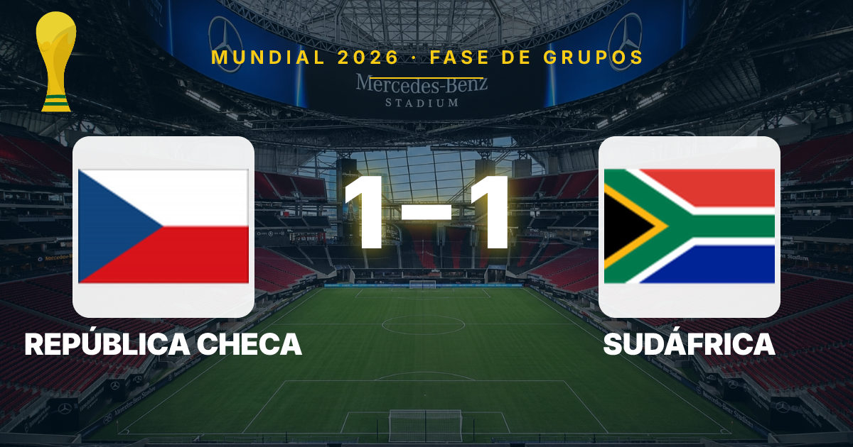 World Cup 2026: Czech Republic and South Africa draw in a high-tension match