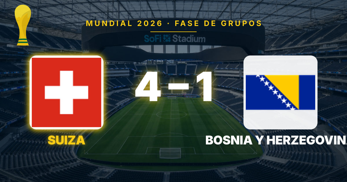 Switzerland Dominates Bosnia with a 4-1 Victory, Nears Round of 16 in 2026 World Cup