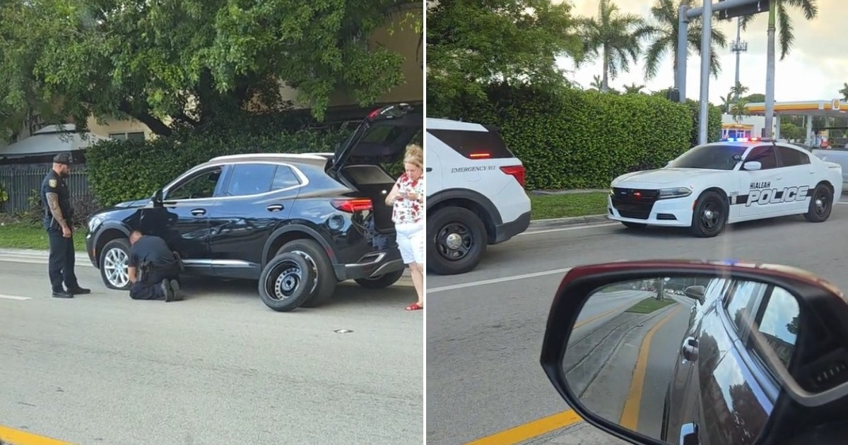 Cubans Praise Police Officers for Kind Gesture in Hialeah