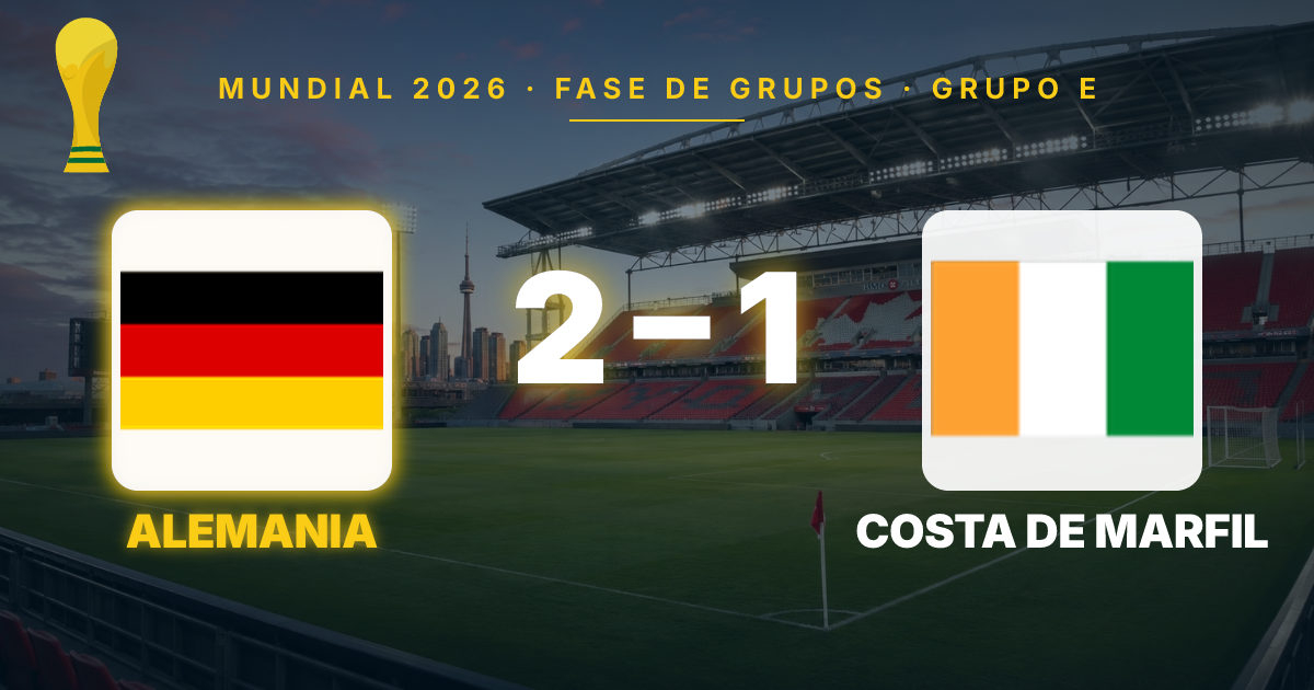 Germany Secures 2026 World Cup Round of 16 Spot with Comeback Win Over Ivory Coast