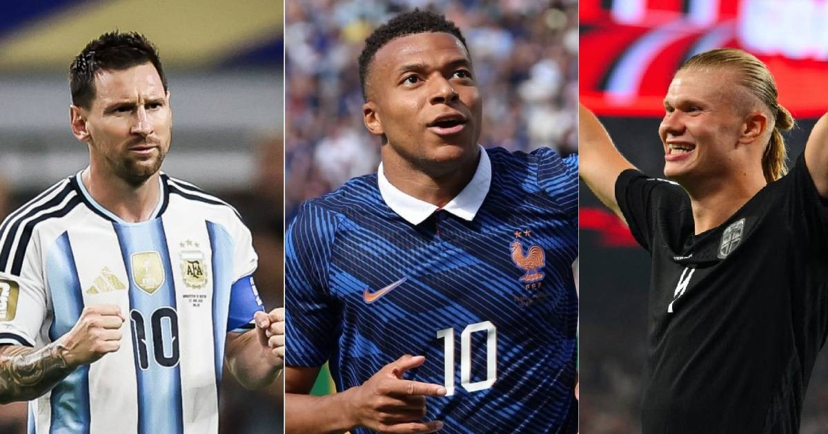 Messi Leads Scoring Race as Mbappé and Haaland Stay Hot on His Heels