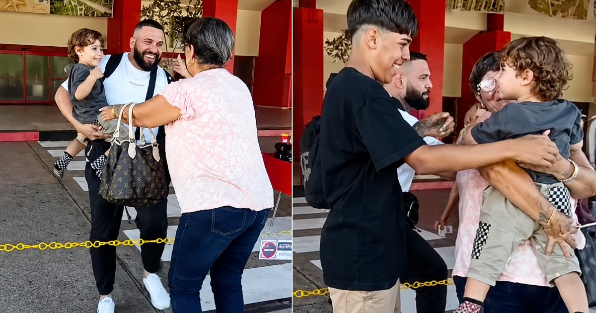 Four Years Apart: Heartwarming Airport Reunion Captured in Cuba