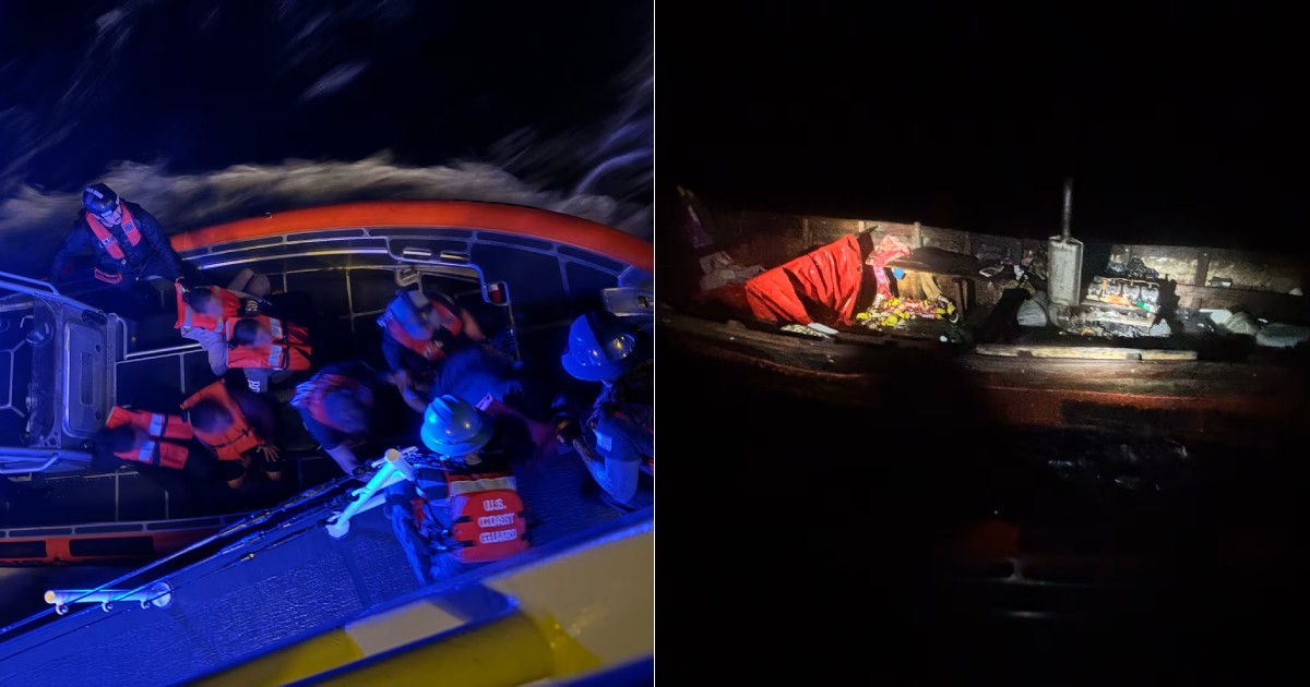 U.S. Coast Guard Returns 27 Cuban Migrants Rescued from Sinking Boat in Yucatán Channel