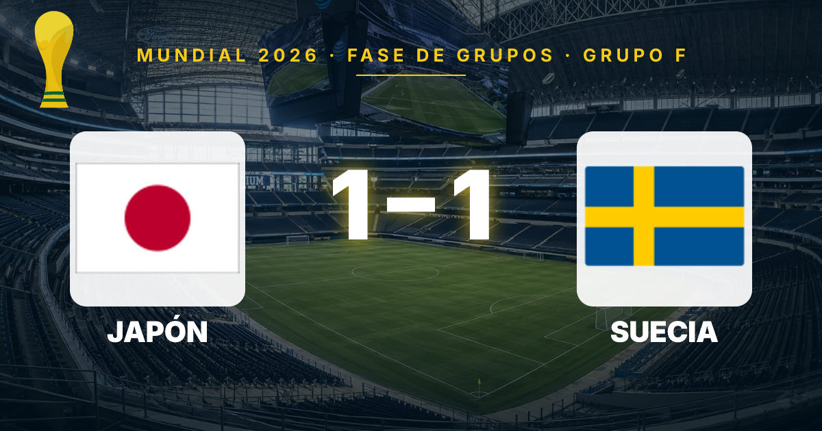 Japan and Sweden Draw 1-1, Both Advance to 2026 World Cup Round of 16