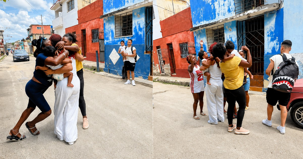 Cuban Family Welcomes Daughter's Return in Emotional Street Reunion