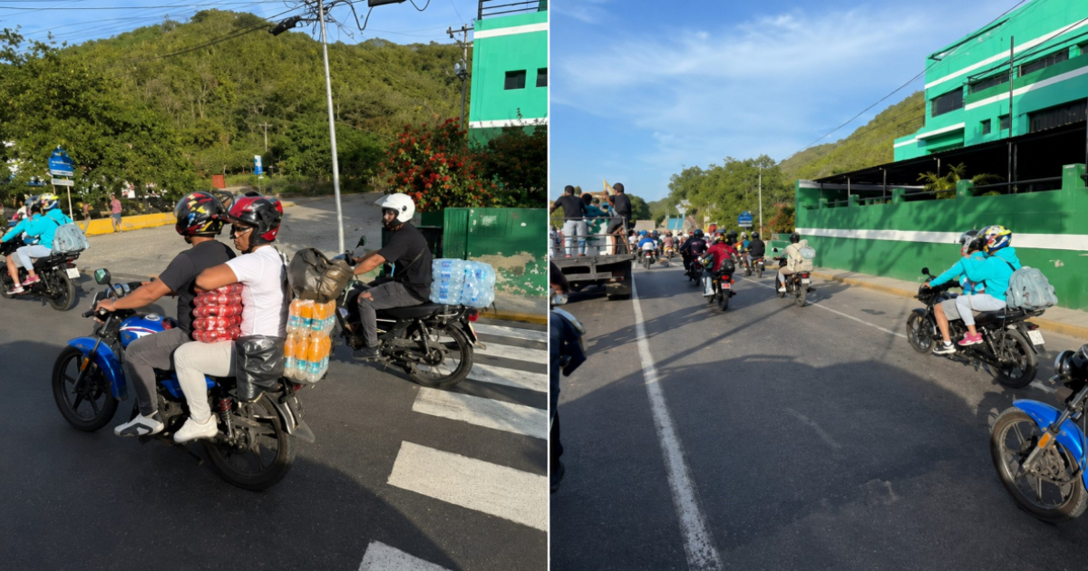 Venezuelans Deliver Aid on Motorcycles to Earthquake Victims in La Guaira