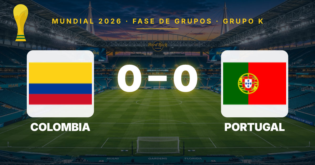 Colombia Tops Group K After Scoreless Draw with Portugal in 2026 World Cup