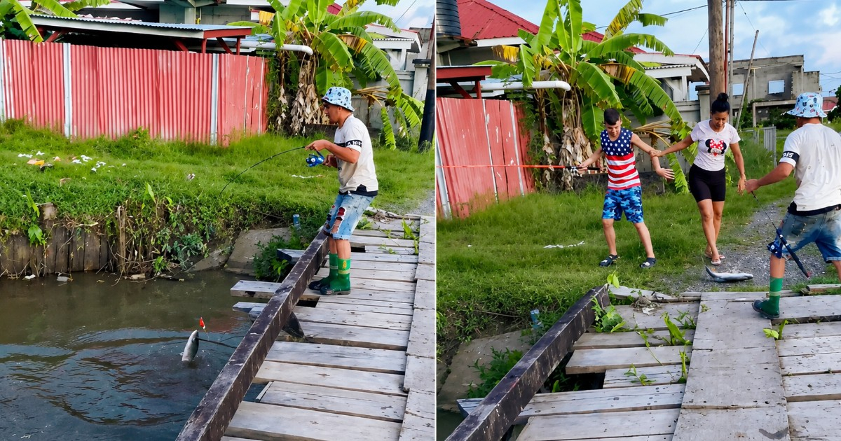 Cuban Angler's Joyful Catch in Guyana Captures Hearts on TikTok